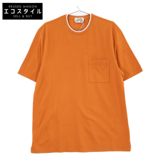 HERMES 爱马仕 99新 467990HA 马鞍缝线 纯棉 T恤 上衣