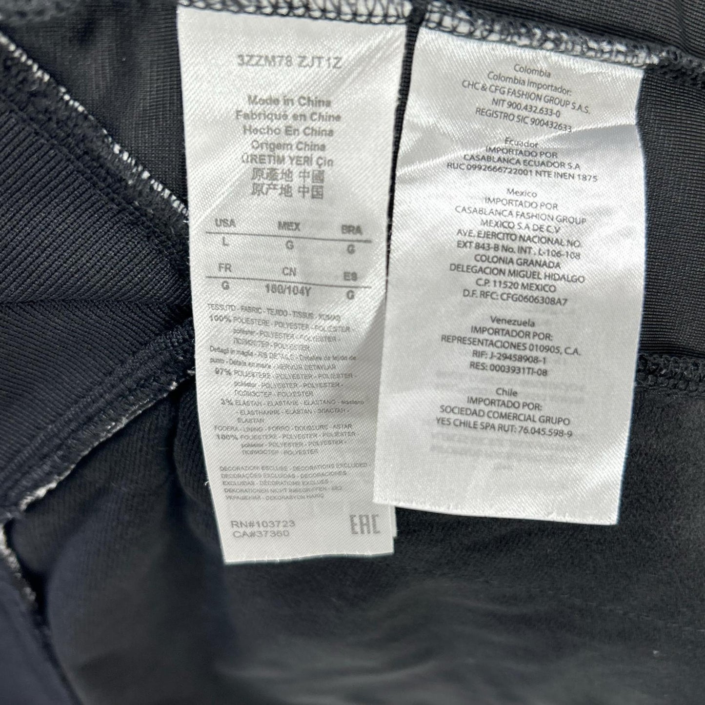 ARMANI EXCHANGE アルマーニエクスチェンジ 3ZZM78 ZJT1Z ブラック ワンポイントロゴ メッシュ パーカー トップス