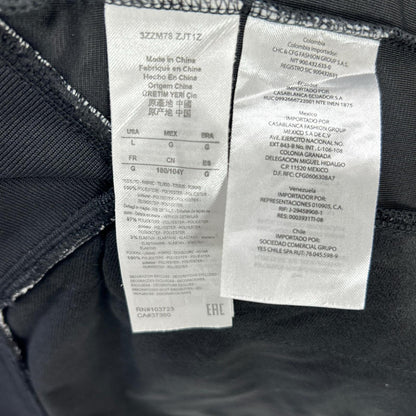 ARMANI EXCHANGE アルマーニエクスチェンジ 3ZZM78 ZJT1Z ブラック ワンポイントロゴ メッシュ パーカー トップス