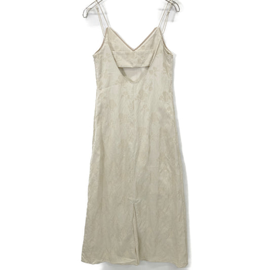 CLANE 15112-5142 Light Yellow Rayon Blend Vintage Flower Cami Dress