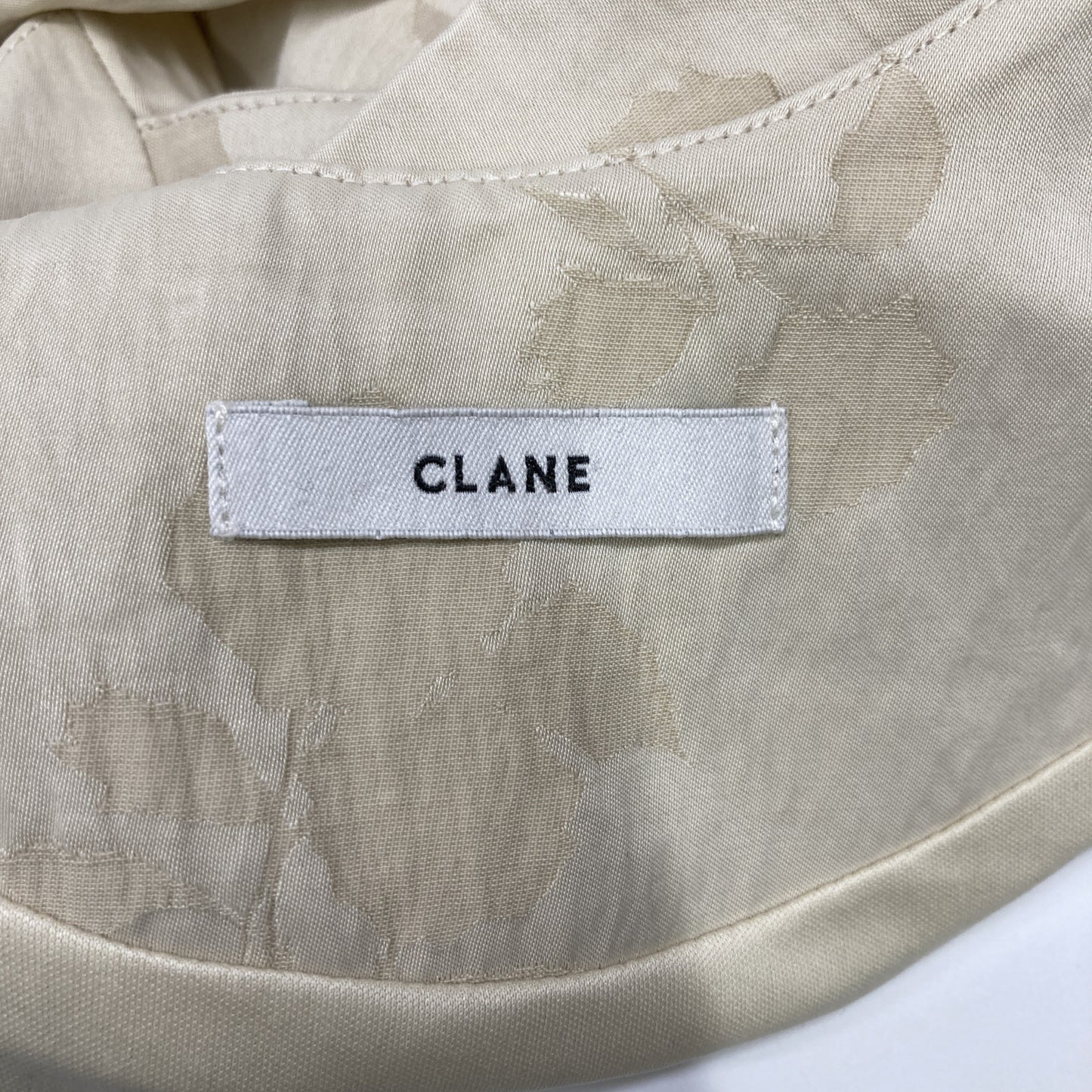 CLANE 克莱恩 15112-5142 浅黄色 涤纶混纺 复古花卉吊带连衣裙