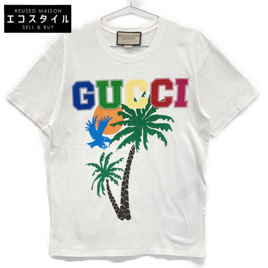 GUCCI グッチ 548334 マルチカラー コットン プリント Tシャツ トップス