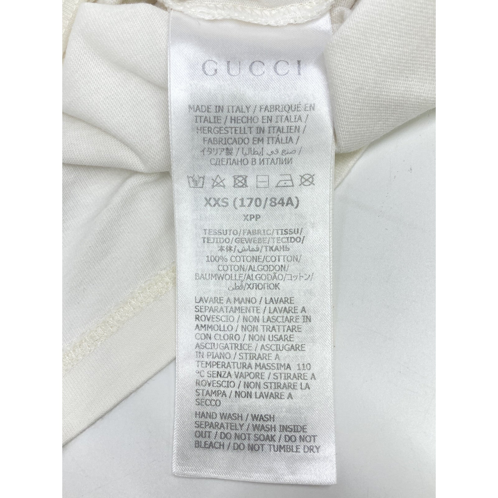 GUCCI グッチ 548334 マルチカラー コットン プリント Tシャツ トップス