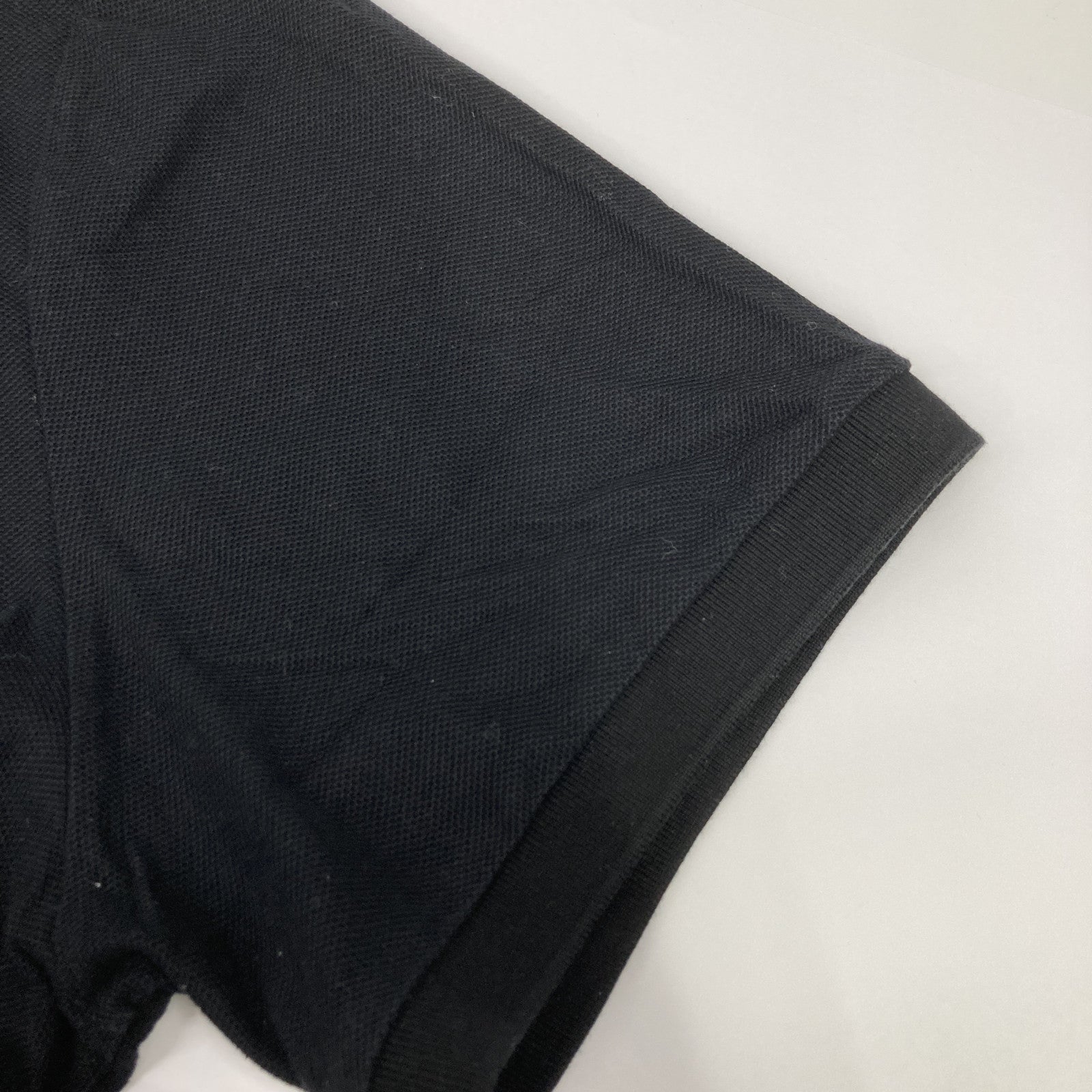 BURBERRY 博柏利 8025774 黑色徽标刺绣Polo衫上衣