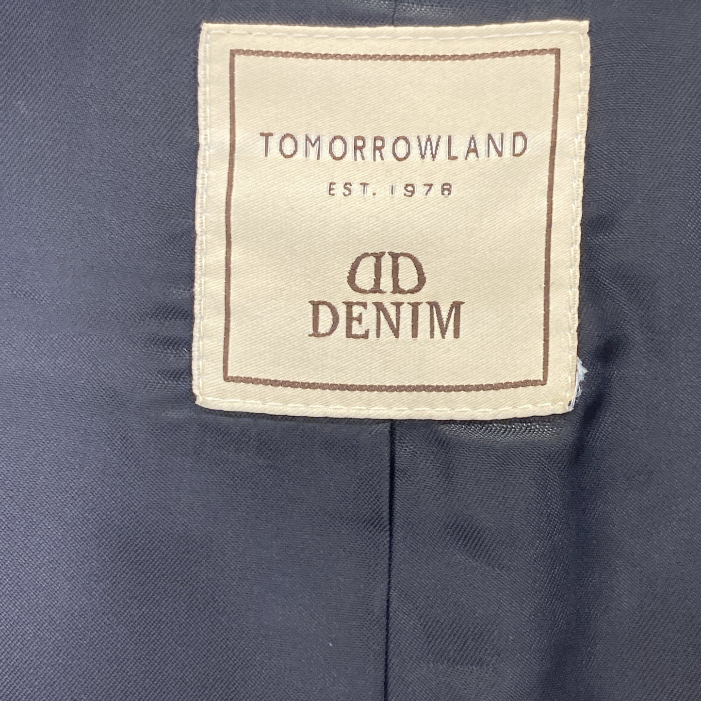 TOMORROWLAND ×DENIM Black Lamb Leather Dolphin Single Rider's Jacket