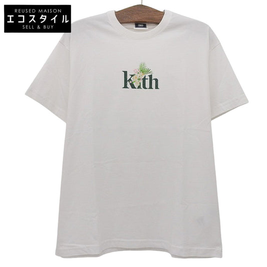As new Green Corsage Tee Top Men's White L KH030088-101 Top L Men's