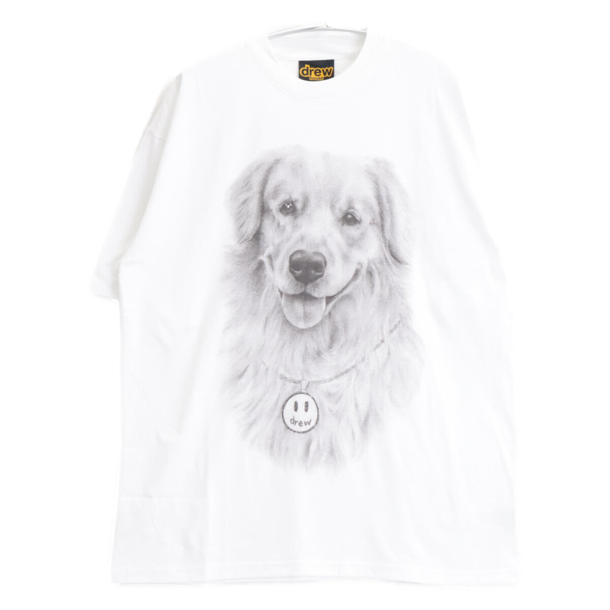 DREW HOUSE DH-HJ2121-BUWH White BUDDY SS TEE Top