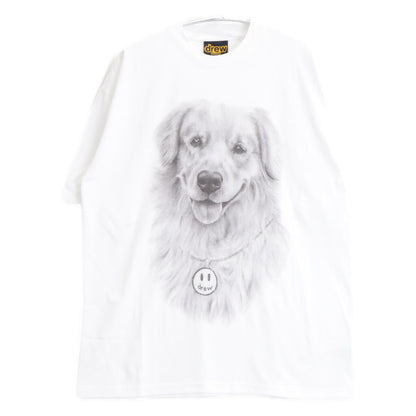 DREW HOUSE DH-HJ2121-BUWH White BUDDY SS TEE Top