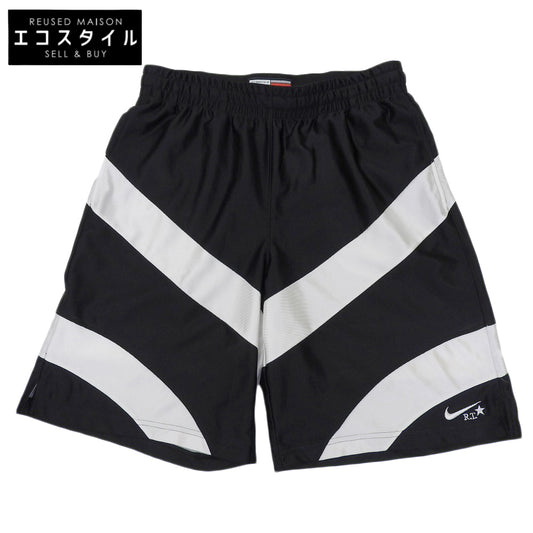 NIKE ナイキ トレーニング ショート パンツ ボトムス メンズ M ブラック×ホワイト 01w-4989 ボトムス