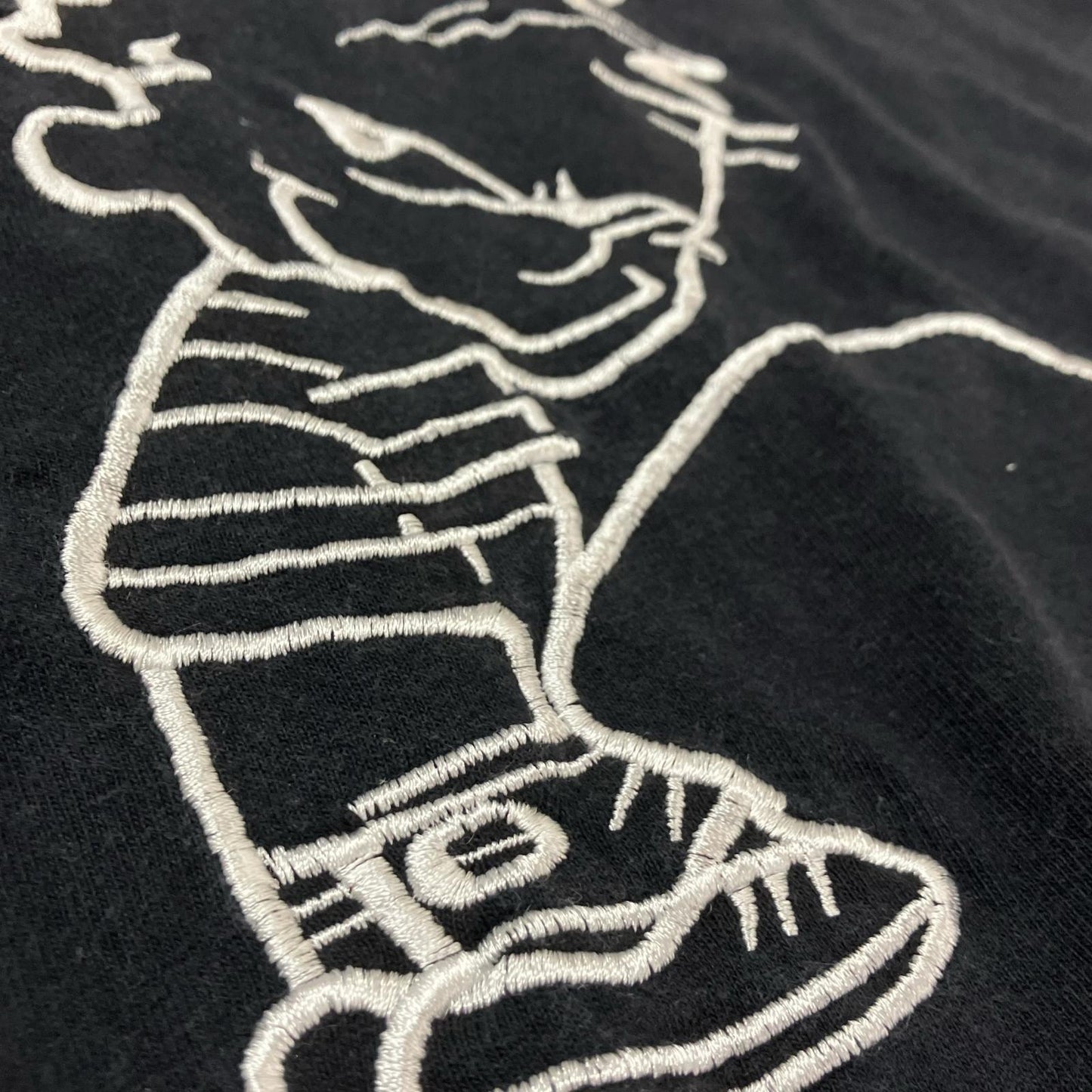 NIKE ナイキ ×PISS BOY 90's ブラック コットン 刺繍 Tシャツ トップス