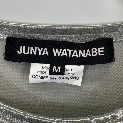 COMMEdesGARCONS JUNYA WATANABE 川久保玲渡边淳弥 25SS JO-T015 金属感 T恤 上衣