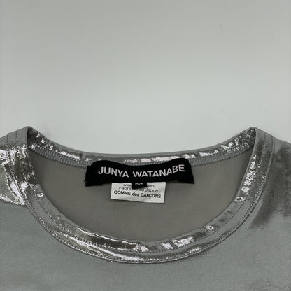 COMMEdesGARCONS JUNYA WATANABE 川久保玲渡边淳弥 25SS JO-T015 金属感 T恤 上衣