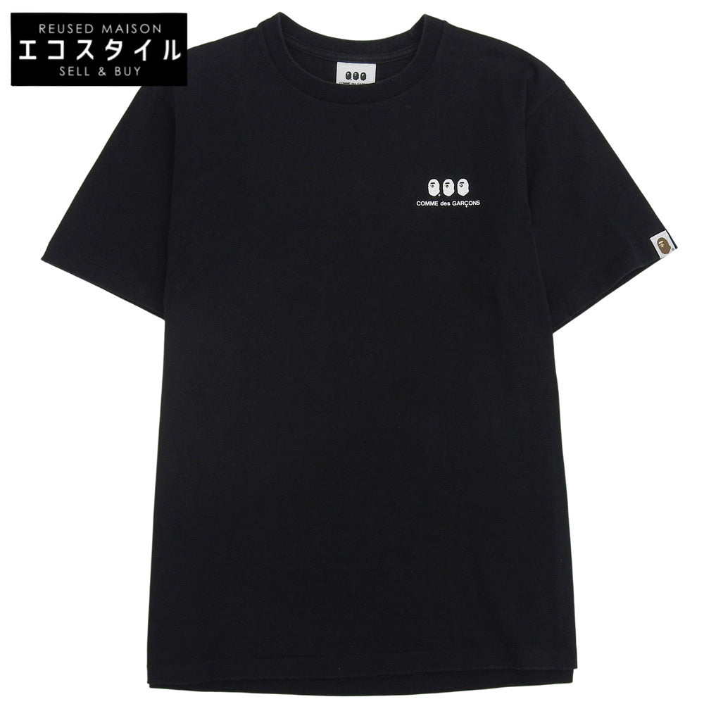 A BATHING APE BAPE 棉质 T恤 上衣 男士 黑色 M 码 上衣