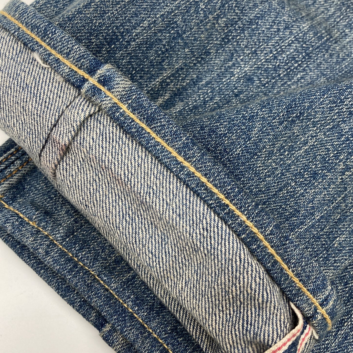 RBJ SKIN Indigo Slim Fit Selvedge Redline Denim Bottoms W27L32 Women's