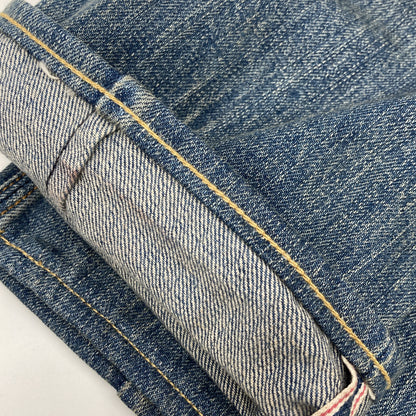 RBJ SKIN Indigo Slim Fit Selvedge Redline Denim Bottoms W27L32 Women's