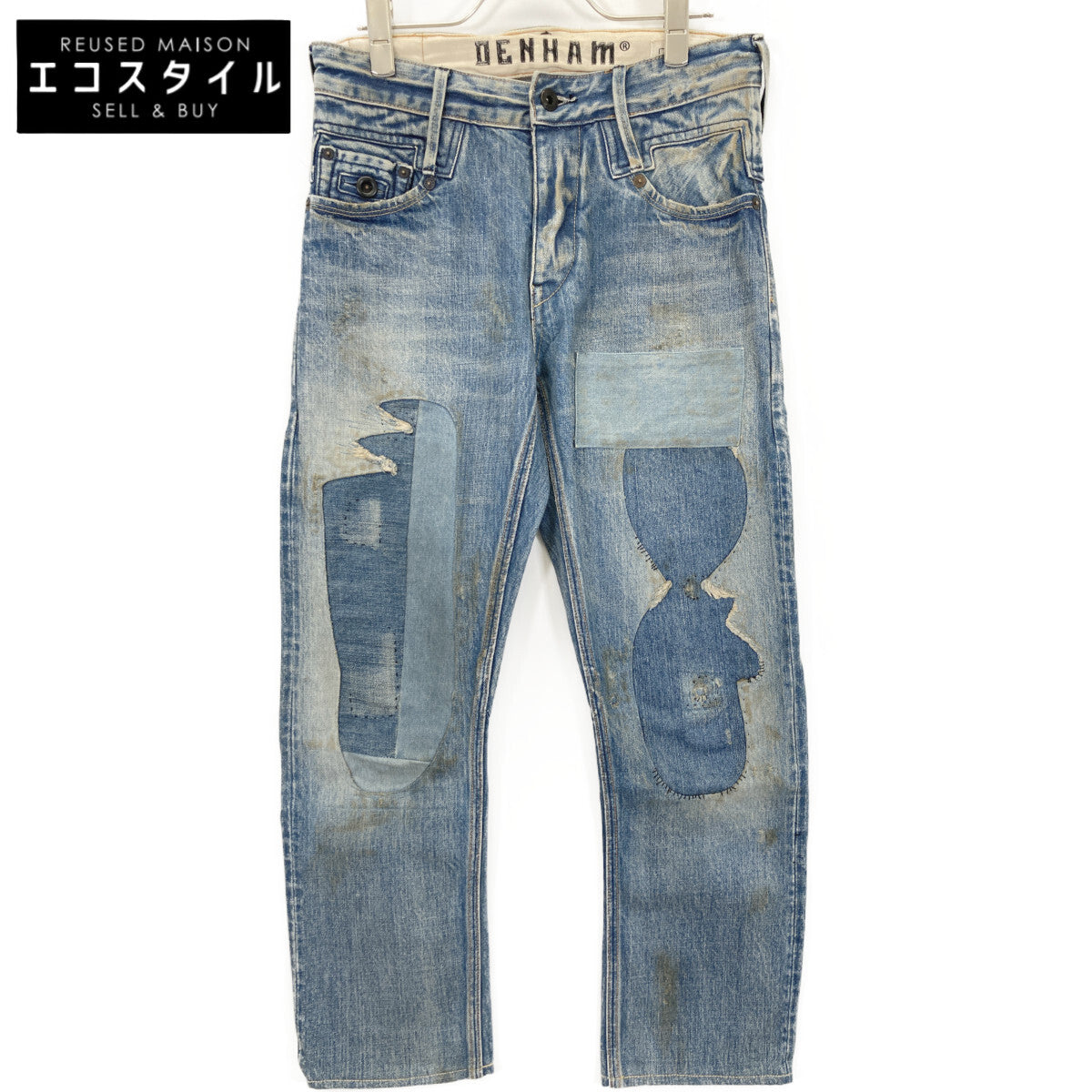 RBJ SKIN Indigo Slim Fit Selvedge Redline Denim Bottoms W27L32 Women's