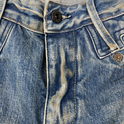 RBJ SKIN Indigo Slim Fit Selvedge Redline Denim Bottoms W27L32 Women's