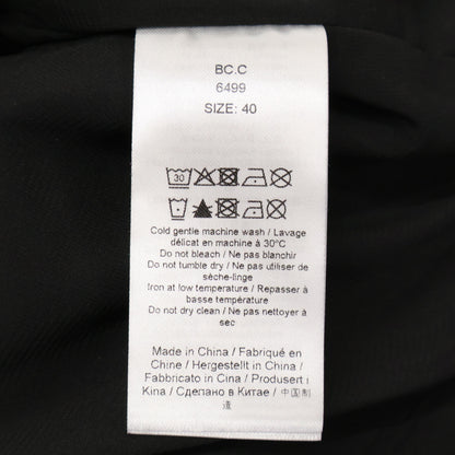 GANNI ガニー ネイビー 3D JACQUARD フラワー ワンピース ワンピース