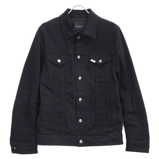 1piu1uguale3 ウノピゥウノウグァーレトレ MRB464-CTU216-DN98 ﾌﾞﾗｯｸ ﾜﾝｳｫｯｼｭ ｺｯﾄﾝ 3RD ｼﾞｬｹｯﾄ ジャケット 5