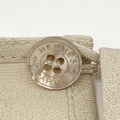 HERMES エルメス 【新品同様/国内正規】シルク100％ ノースリーブ ブラウス/ トップス