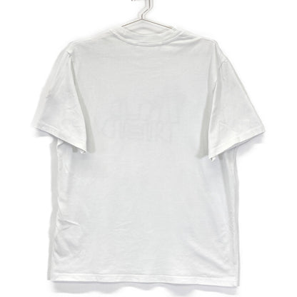 MONCLER Moncler K10918C00055 White 24' Curved Logo S/S T-shirt Top