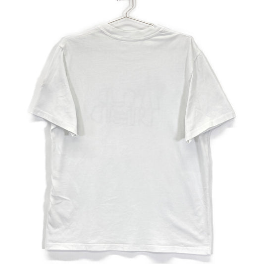 MONCLER Moncler K10918C00055 White 24' Curved Logo S/S T-shirt Top