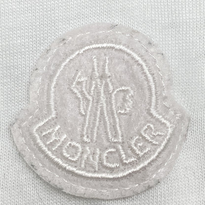 MONCLER Moncler K10918C00055 White 24' Curved Logo S/S T-shirt Top