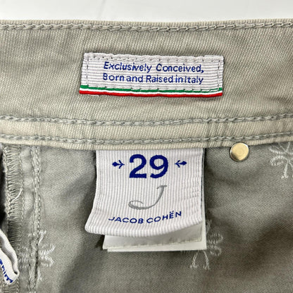 JACOB COHEN ヤコブコーエン J6613 COMF グレー ボタンフライ ハーフパンツ ボトムス
