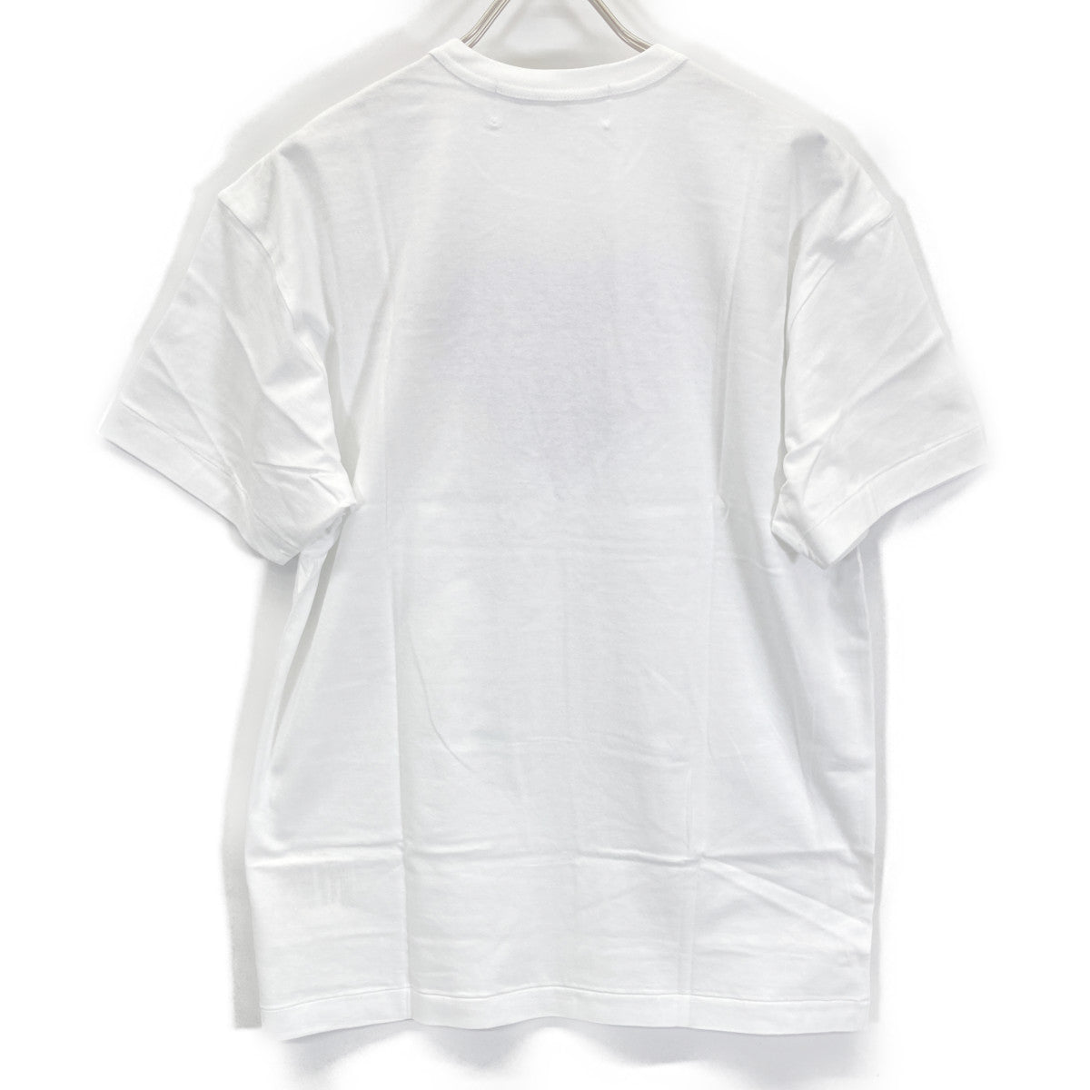 PLAYCOMMEdesGARCONS 川久保玲 PLAY系列 AZ-T106 白色 紫红双心 短袖T恤 上衣