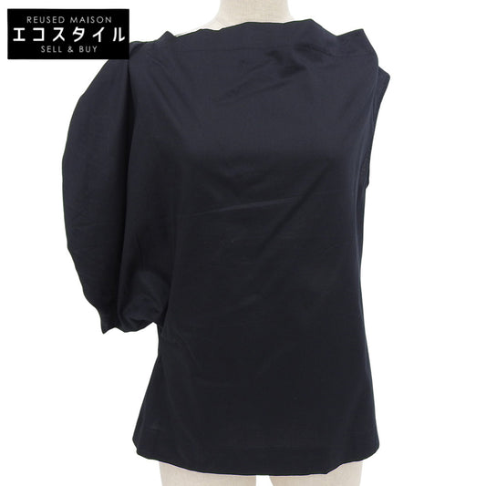 Vivienne Westwood ANGLOMANIA Asymmetrical Design Blouse Top Women's Black 42 Top