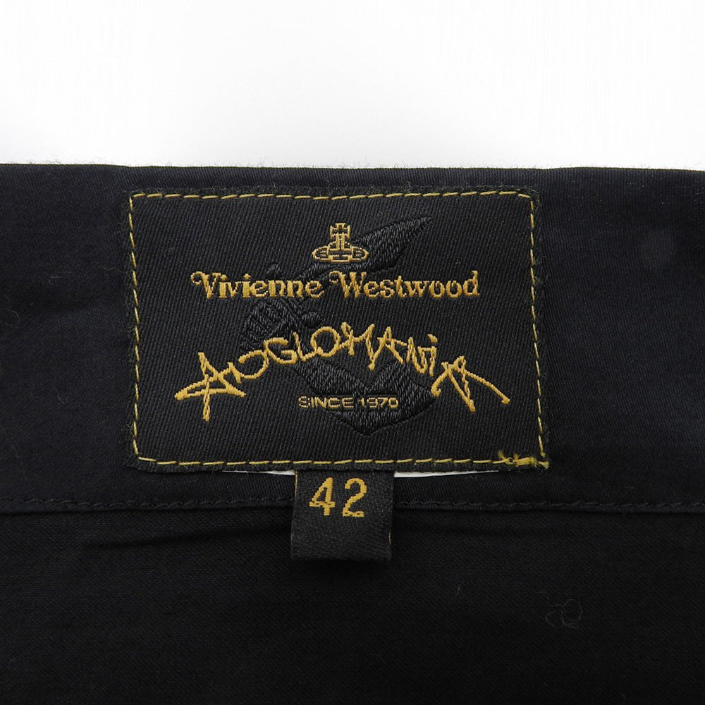 Vivienne Westwood ANGLOMANIA Asymmetrical Design Blouse Top Women's Black 42 Top