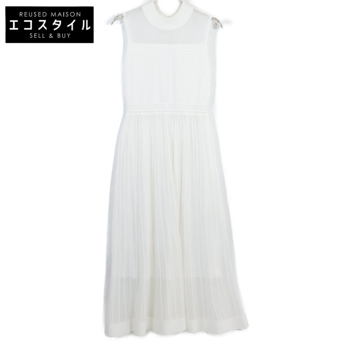 Diagram 【24SS】0324153063 Lame Sheer Pleated Knit Dress