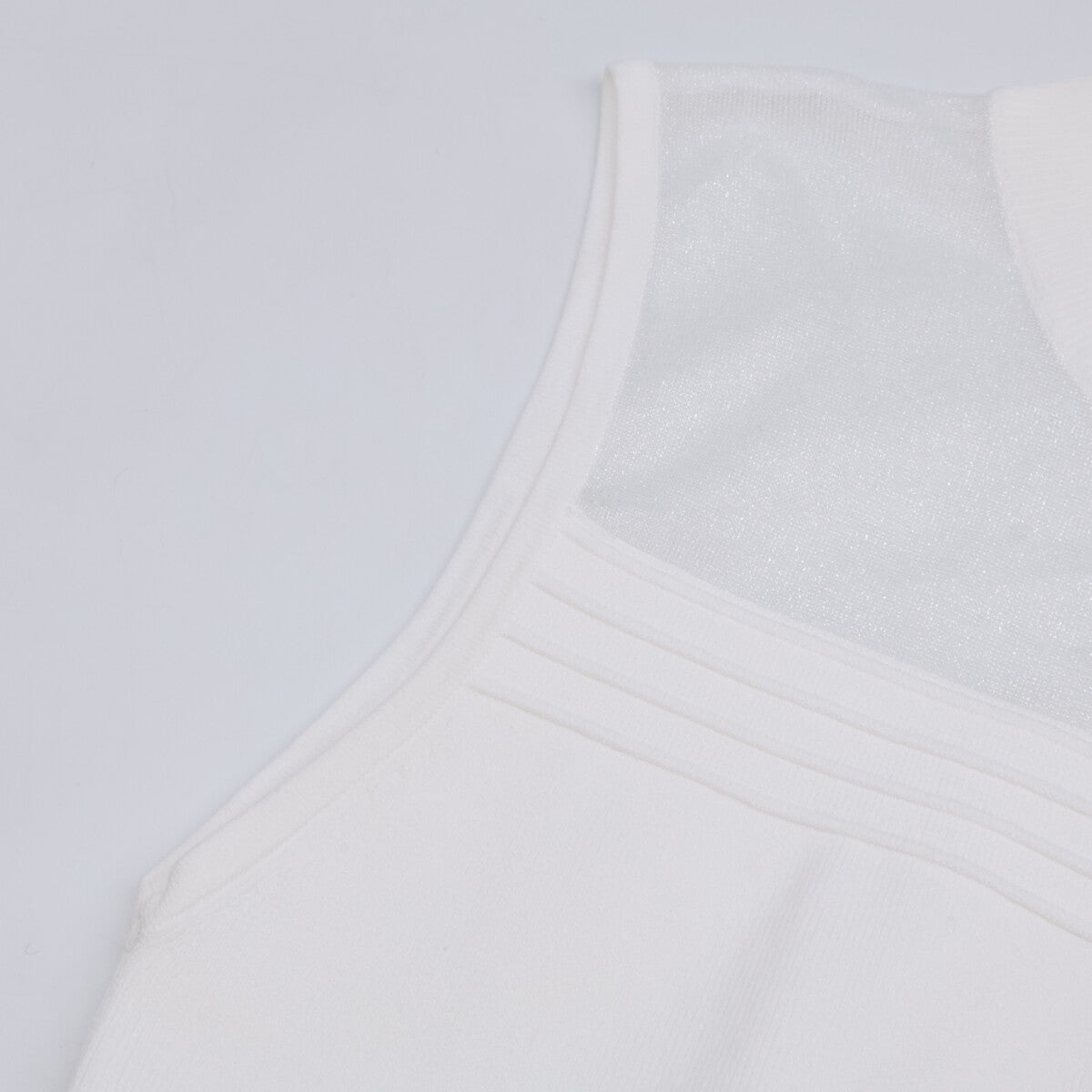 Diagram 【24SS】0324153063 Lame Sheer Pleated Knit Dress