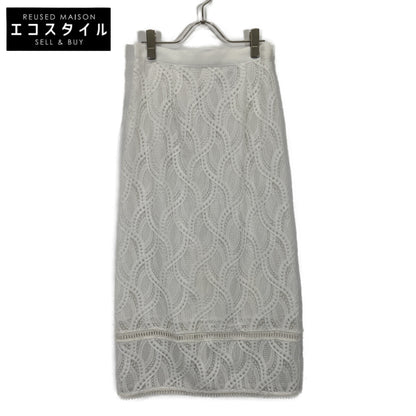 ×Otona Hyakka 24/03/14 22:06:15 White Lace Skirt Skirt 38 Women's