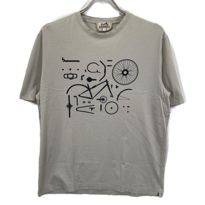 HERMES エルメス 71-5732 コットン100% 自転車パーツ Tシャツ トップス