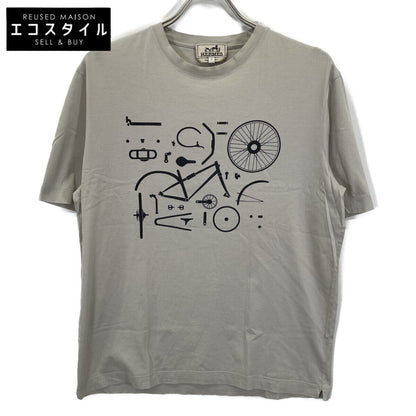 HERMES 71-5732 100% Cotton Bicycle Parts T-Shirt Top