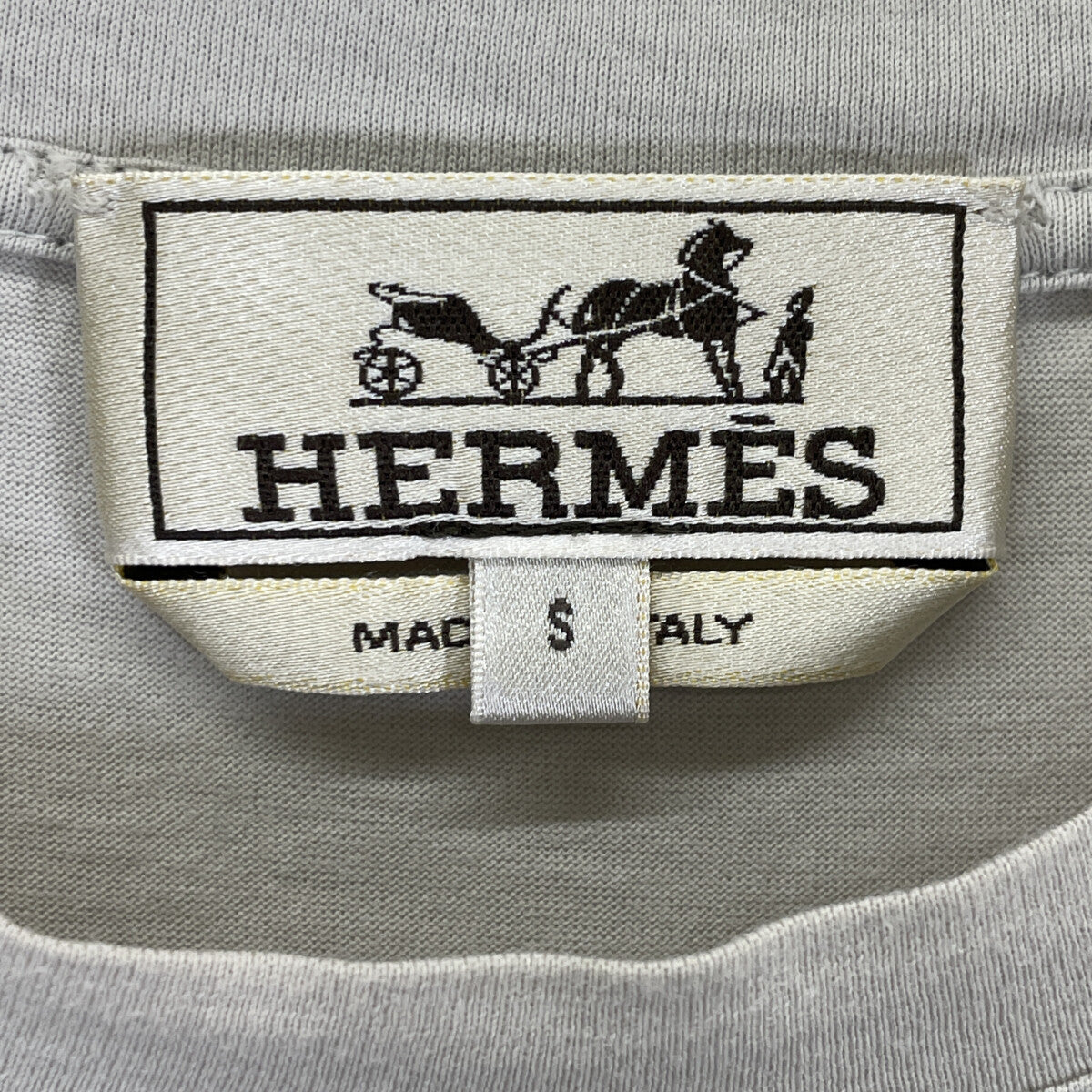 HERMES エルメス 71-5732 コットン100% 自転車パーツ Tシャツ トップス