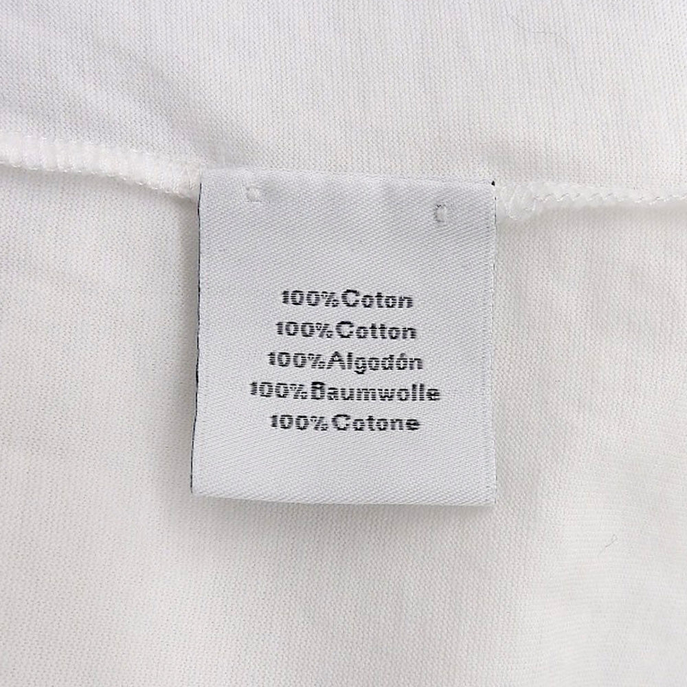 HERMES エルメス コットン100% ドラゴンプリント Tシャツ トップス メンズ ホワイト S 92-5771 トップス