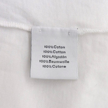 HERMES エルメス コットン100% ドラゴンプリント Tシャツ トップス メンズ ホワイト S 92-5771 トップス
