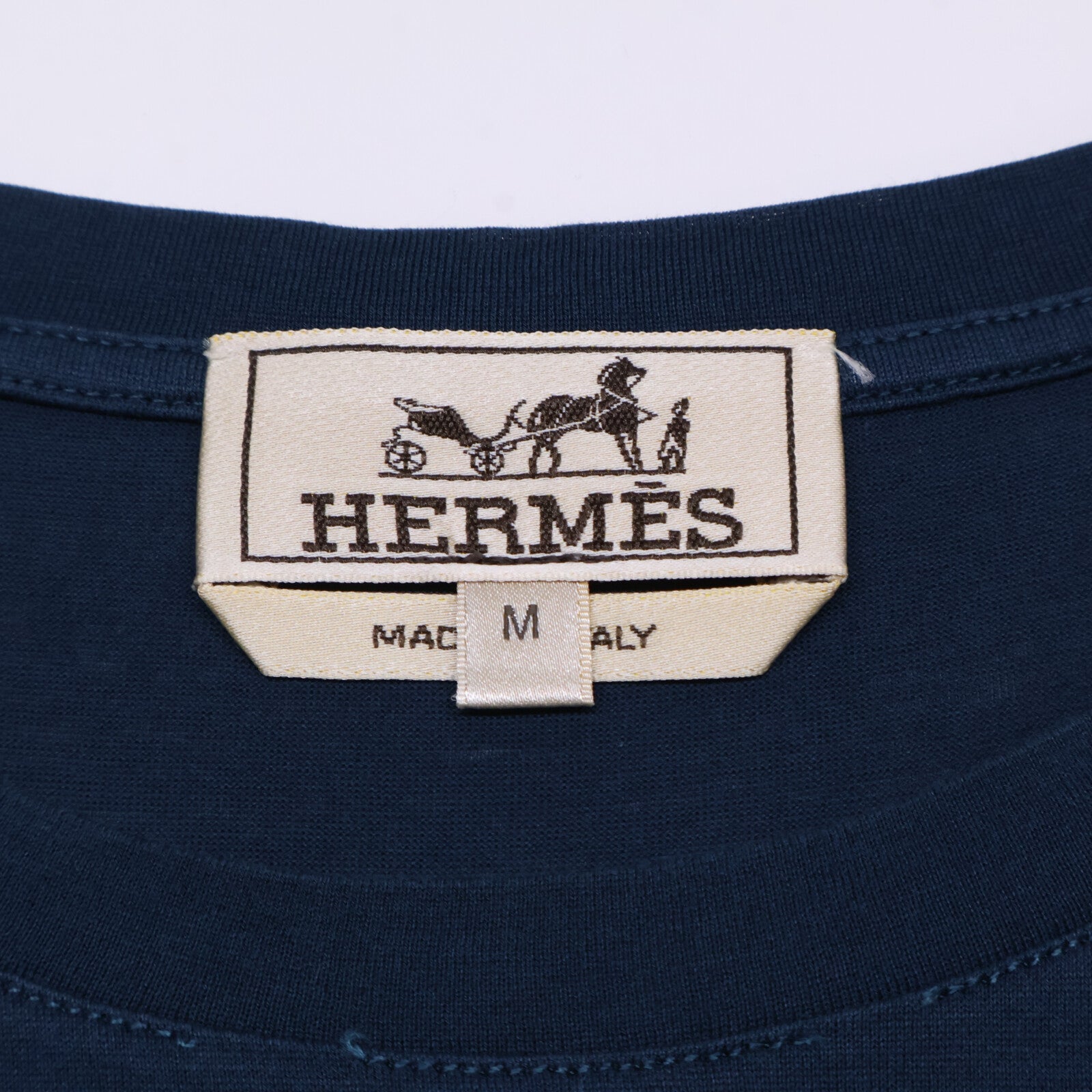 HERMES 爱马仕 100%纯棉 印花 T恤 上衣