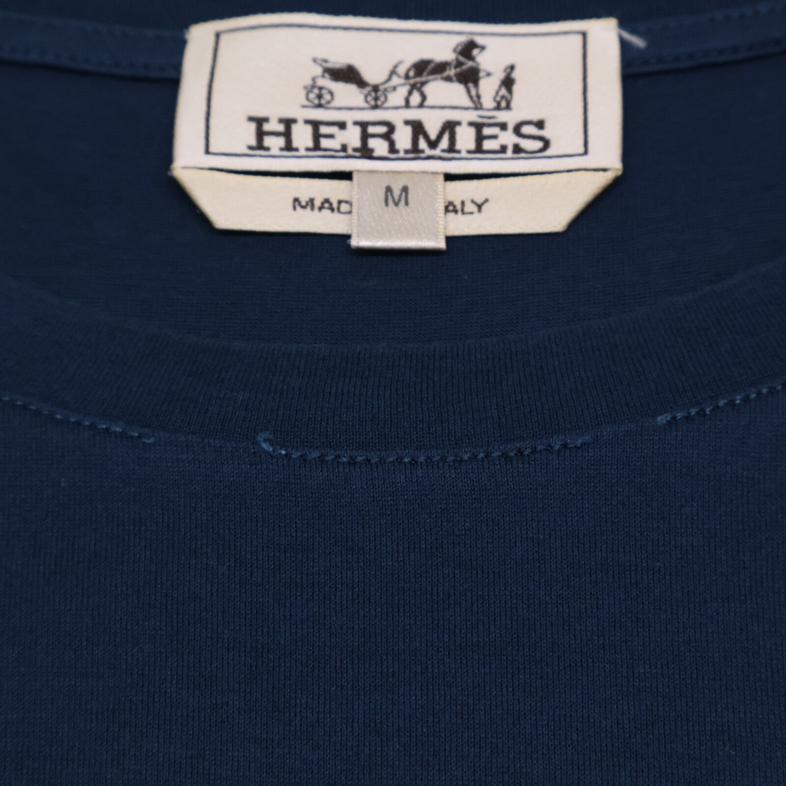 HERMES 爱马仕 100%纯棉 印花 T恤 上衣