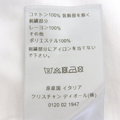 DIOR ディオール コットン Tシャツ トップス メンズ 白 ホワイト XS 943J605D0554 トップス