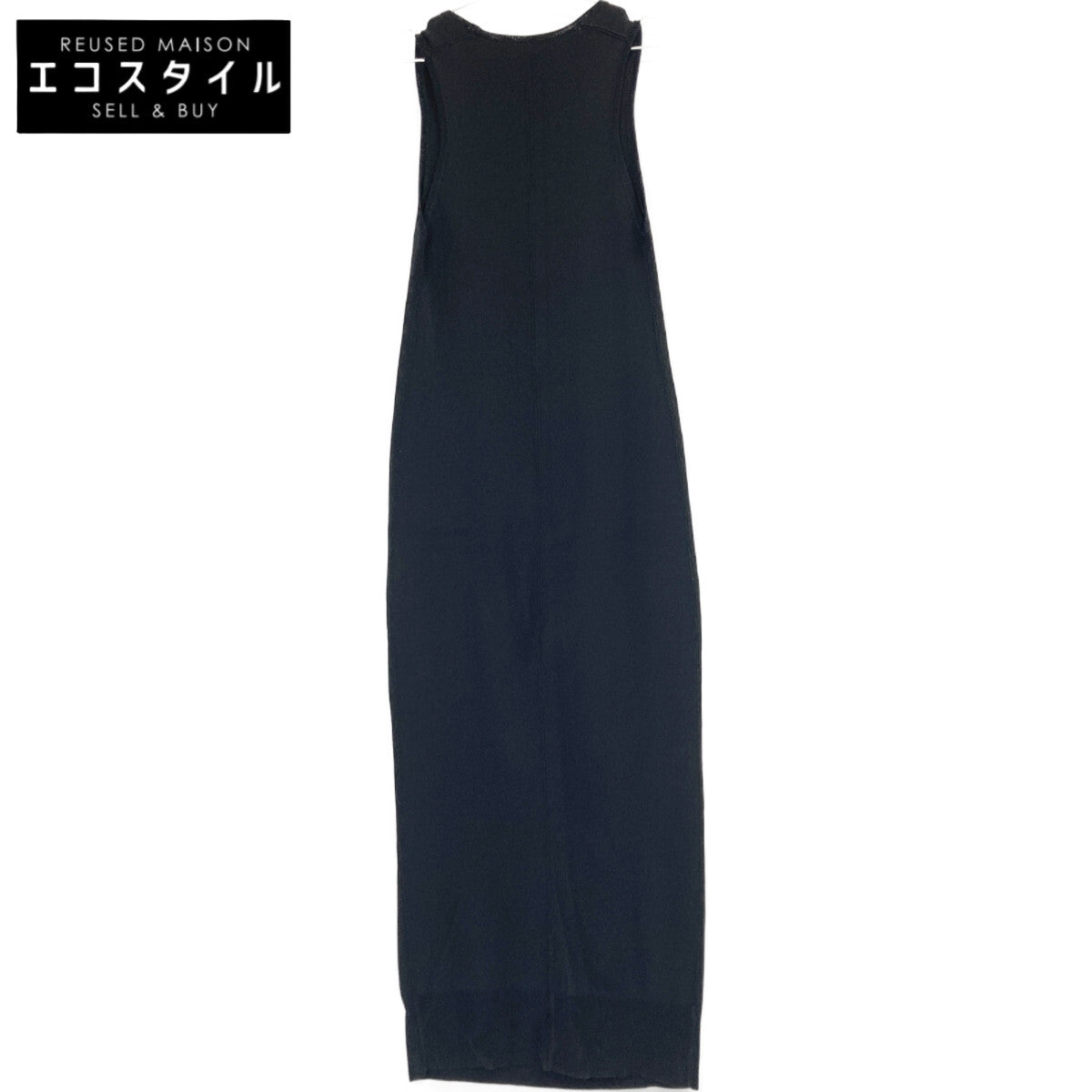 e BIOTOP Yo BIOTOP Black Long knit dress Dress Dress