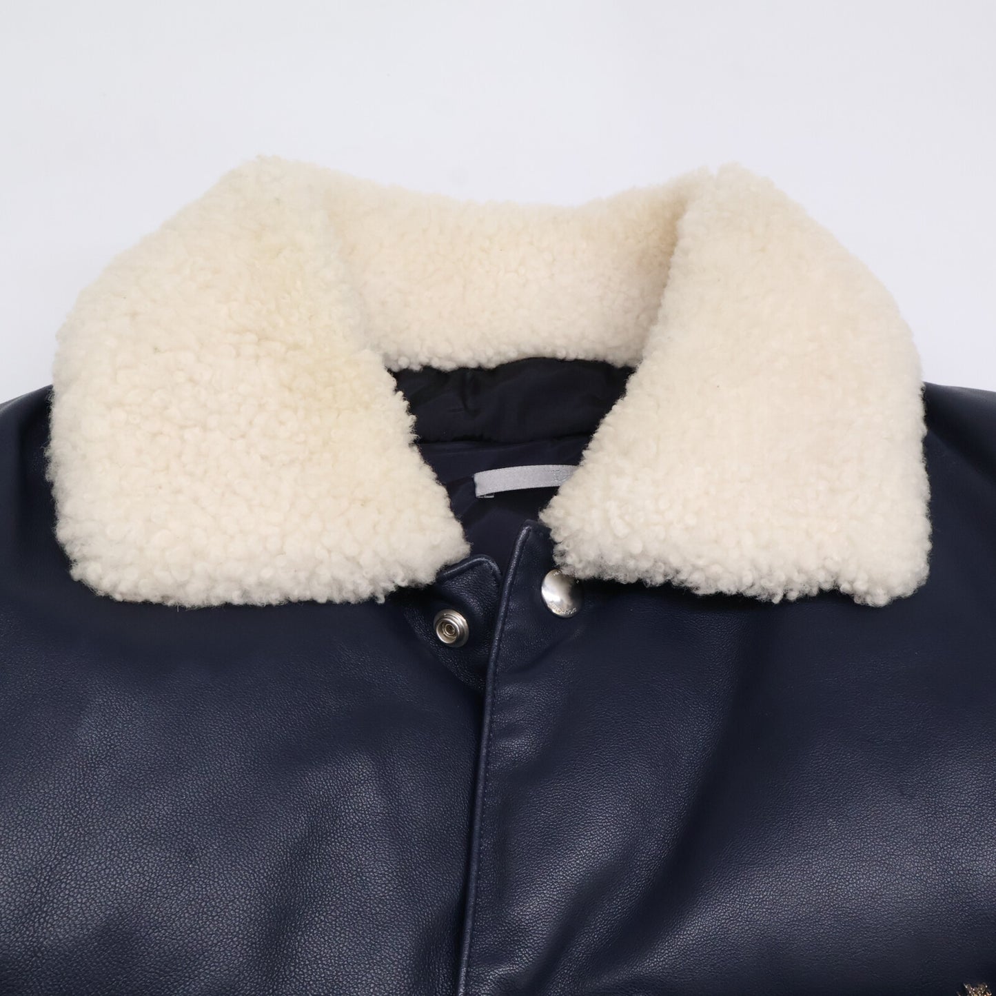 [Domestic Authorized] 863C422H3830 Boa Collar Yoke Lamb Leather Transition Down Jacket 50 Men's