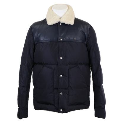 [Domestic Authorized] 863C422H3830 Boa Collar Yoke Lamb Leather Transition Down Jacket 50 Men's