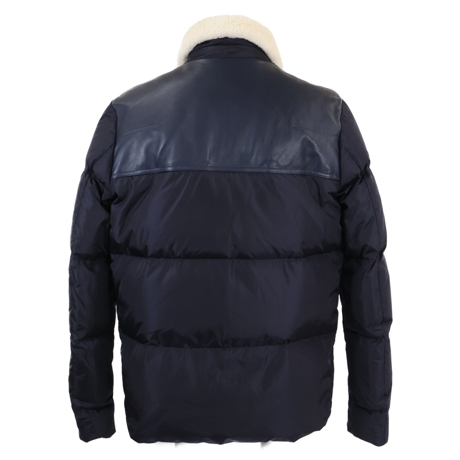 [Domestic Authorized] 863C422H3830 Boa Collar Yoke Lamb Leather Transition Down Jacket 50 Men's