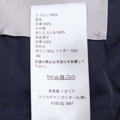 [Domestic Authorized] 863C422H3830 Boa Collar Yoke Lamb Leather Transition Down Jacket 50 Men's