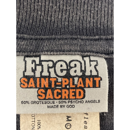 SAINT MICHAEL x CPFM Black 100% Cotton Faded Smile T-Shirt Top