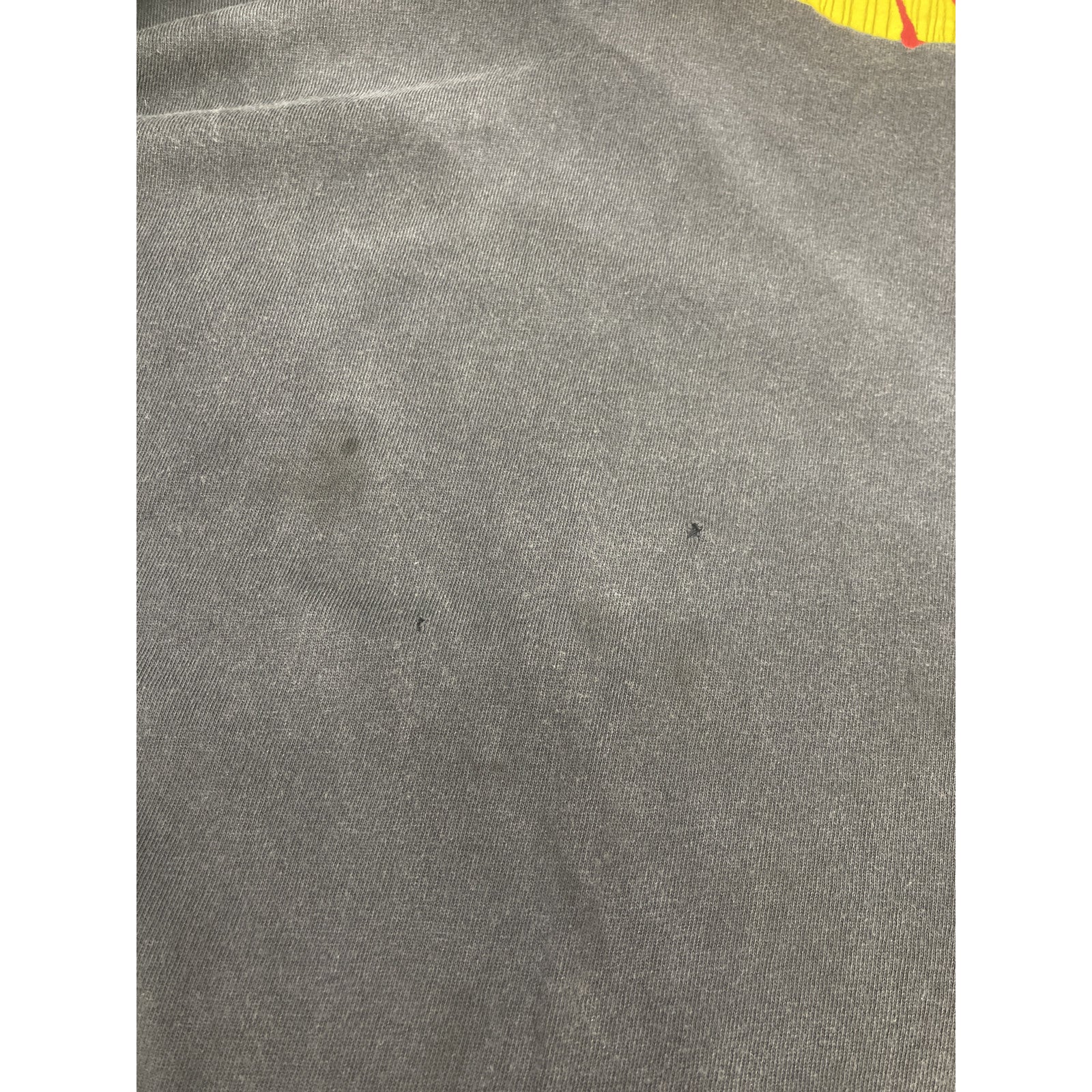 SAINT MICHAEL x CPFM Black 100% Cotton Faded Smile T-Shirt Top