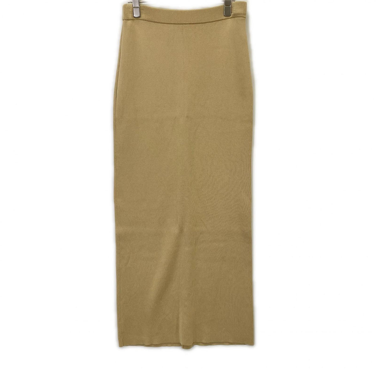 Plage 25SS beige mercerized cotton knit skirt